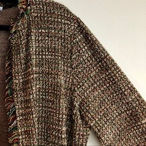 Zara made in Morocco fringe jacket